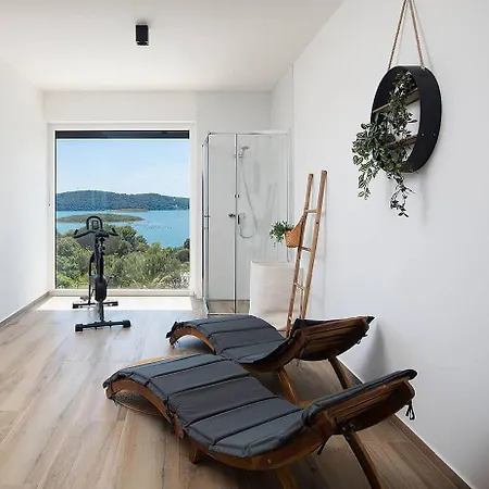 New Modern Luxury Near The With Sea View, Pool, Sauna , Bbq And Playground By Wiibuk Villa Pomer