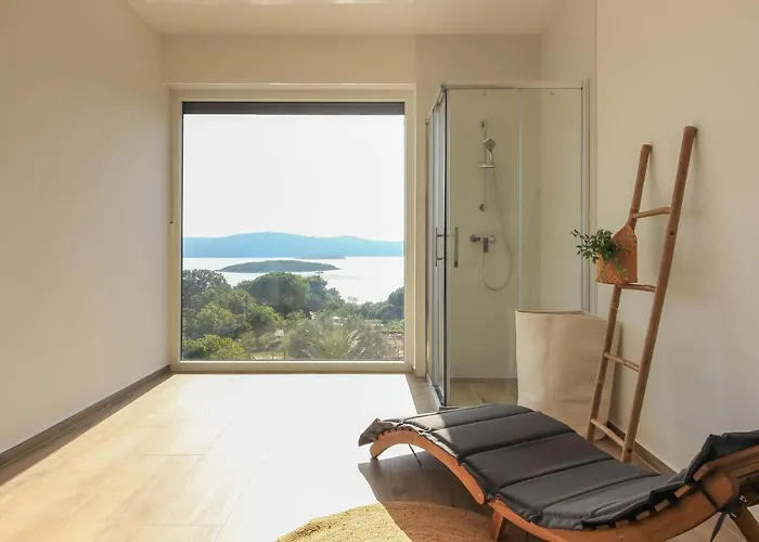 New Modern Luxury Near The With Sea View, Pool, Sauna , Bbq And Playground By Wiibuk Villa Pomer